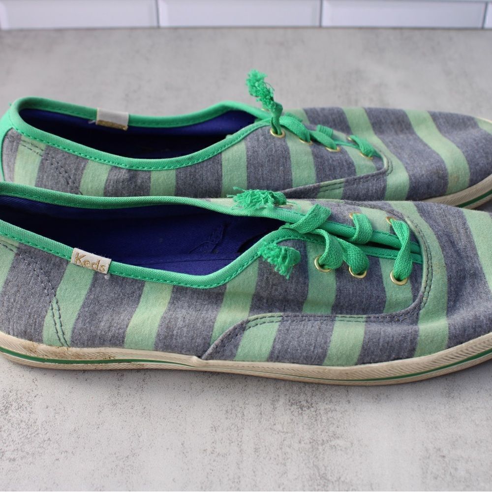 Keds X Kate Spade New York  Striped Sneakers Size 9.5
